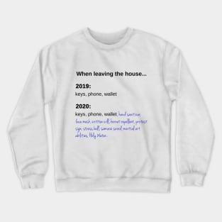 When Leaving the House in 2020 Crewneck Sweatshirt